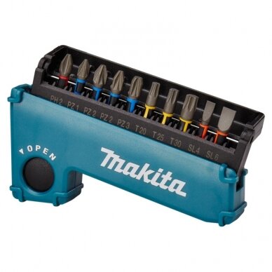 11 dalių sukimo antgalių rinkinys MAKITA Impact Premier Torsion 2