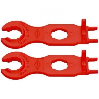 2 dalių veržliarakčių rinkinys KNIPEX MC4 jungtims