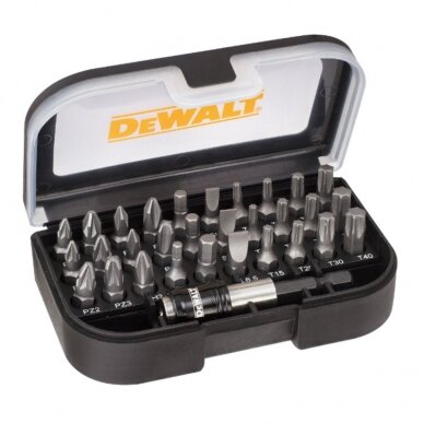 31 dalies sukimo antgalių rinkinys DEWALT DT7944TS-QZ