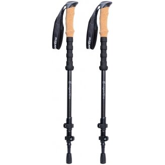 3-Piece Carbon Trekking Poles inSPORTline Portello 4