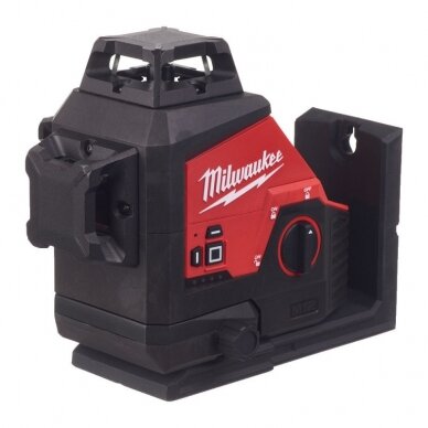 3-jų plokštumų lazerinis nivelyras MILWAUKEE M12 3PL-0C 3