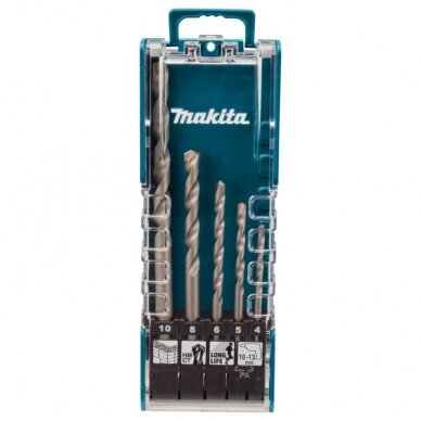 5 dalių grąžtų mūrui rinkinys MAKITA E-11536