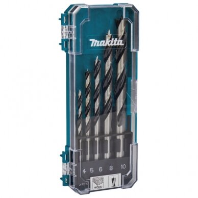 5 dalių medžio grąžtų rinkinys MAKITA D-72861 1