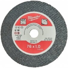 Abrazyvinis pjovimo diskas MILWAUKEE SCS41/76 76x10mm