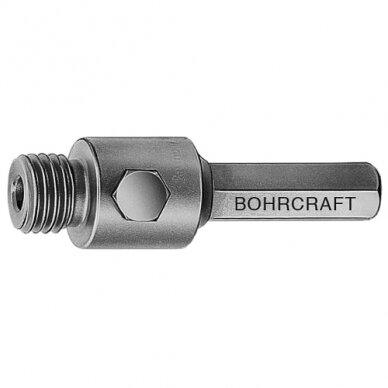 Adapteris grąžtams HM, šešiakampis BOHRCRAFT (100 mm)