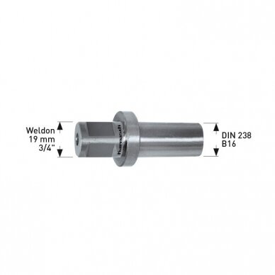 Adapteris KARNASCH Weldon 19mm - B16 3