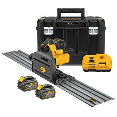 Akumuliatorinis diskinis pjūklas DeWALT DCS520T2R