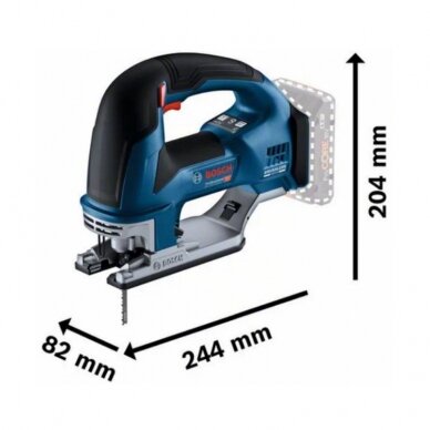 Akumuliatorinis siaurapjūklis BOSCH GST 18V-155 BC CT Solo 1