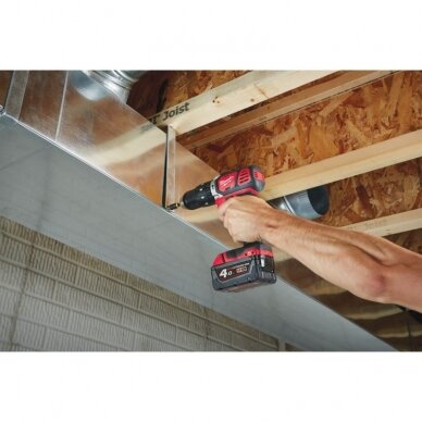 Akumuliatorinis smūginis gręžtuvas MILWAUKEE M18 BPD-403C 10