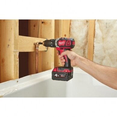 Akumuliatorinis smūginis gręžtuvas MILWAUKEE M18 BPD-403C 9