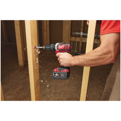 Akumuliatorinis suktuvas-gręžtuvas MILWAUKEE M18 BPD-402C 5