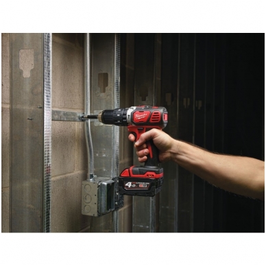 Akumuliatorinis suktuvas-gręžtuvas MILWAUKEE M18 BPD-402C 9