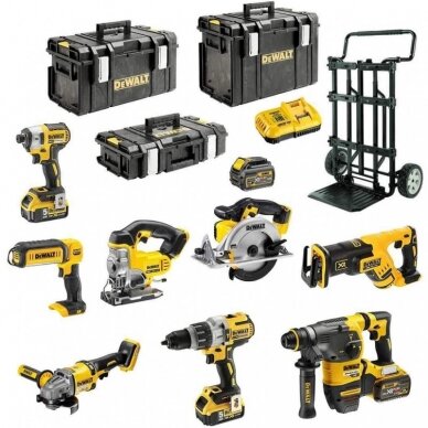 Akumuliatorinių įrankių rinkinys DeWALT DCK853P4 1