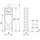 Aliumininiai pastoliai 8200 FEP FORTE 2