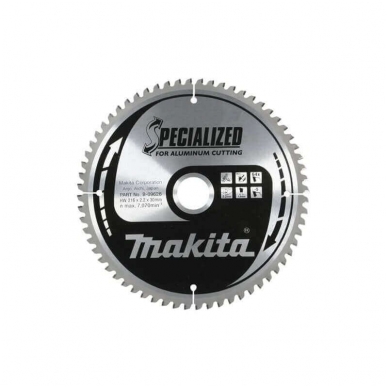 Aliuminio pjovimo diskas MAKITA 216x30x2,2mm 64T -5°