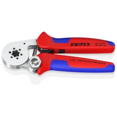 Antgalių užspaudimo replės su savaiminiu susireguliavimu KNIPEX 975514