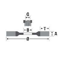 Apskritas šepetys OSBORN (Ø 140x55 mm; M14 Novofil NN-S 80) 1