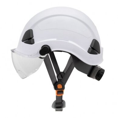 Apsauginis šalmas HONEYWELL Fibre Metal Safety Helmet, baltas 1