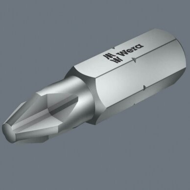 Atsuktuvo antgalis WERA 840/1 Z Hex-Plus BO 3/16" x 25 mm