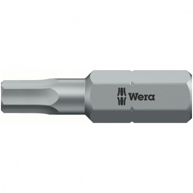 Atsuktuvo antgalis WERA 840/1 Z Hex-Plus BO 7/64" x 25 mm