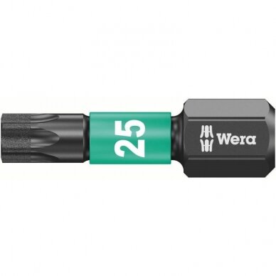 Atsuktuvo antgalis WERA 867/1 IMP DC Torx TX25x25mm, 1vnt.