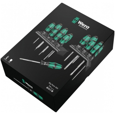 Atsuktuvų rinkinys WERA Big Pack 300/14