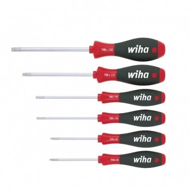 Atsuktuvų rinkinys WIHA SoftFinish TORX (6 vnt.)