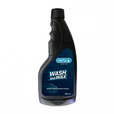 Automobilio plovimo šampūnas su vašku NERTA Wash&Wax 500ml 1