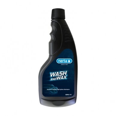 Automobilio plovimo šampūnas su vašku NERTA Wash&Wax 500ml