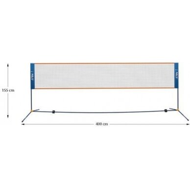 Badmintono tinklas Nils NN400, 400 cm, visiškas dengimas 6