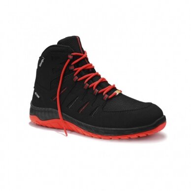 Batai ELTEN Maddox Black Red Mid ESD S3 SRC, juodi/raudoni 48