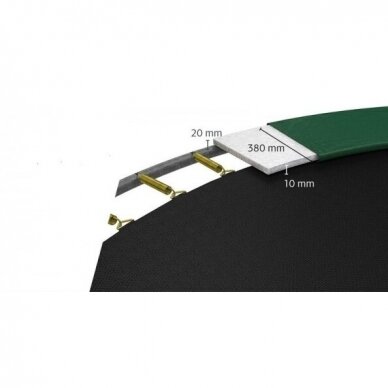 Batutas BERG Favorit Regular - 430 cm, žalias 2