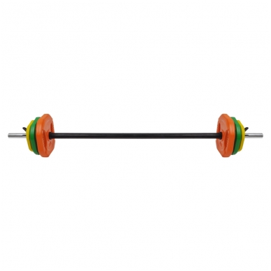 Body Pump grifo ir svorių rinkinys inSPORTline PumpSet 2–20 kg (30mm) 2