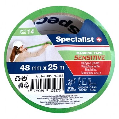 Dažymo juosta SENSITIVE 19 mm x 25m