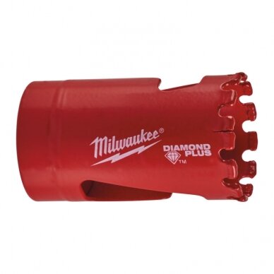 Deimantinė gręžimo karūna MILWAUKEE 44 mm 1