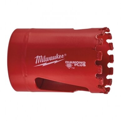 Deimantinė gręžimo karūna MILWAUKEE 44 mm 3