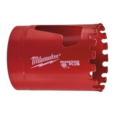 Deimantinė gręžimo karūna MILWAUKEE 44 mm 4