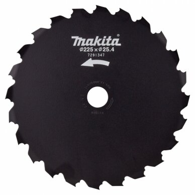 Diskas su dantimis krūmams MAKITA UR012G 225x25,4mm