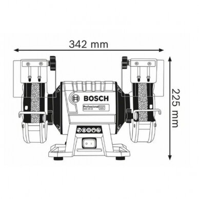 Galandimo staklės BOSCH GBG 35-15 1