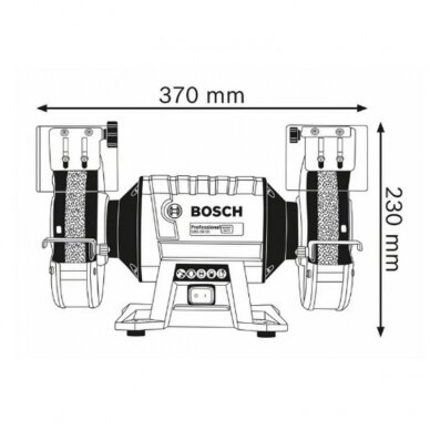 Galandimo staklės BOSCH GBG 60-20 1