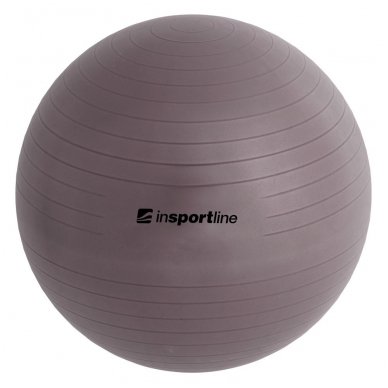 Gimnastikos kamuolys + pompa inSPORTline TOP BALL 45cm (t.pilkas)