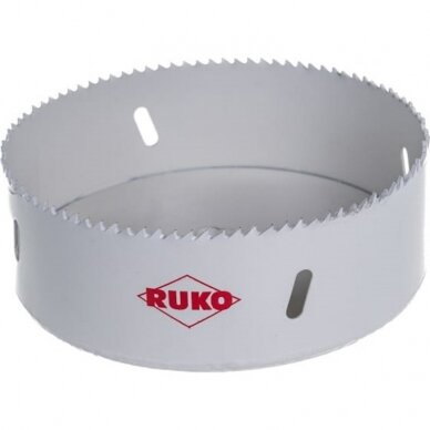 Gręžimo karūna RUKO HSS–Co8 bi–metal 127mm 1