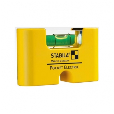 Gulsčiukas su dėklu STABILA 101 POCKET Electric 1