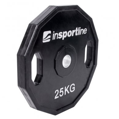 Guma padengtas svoris 30mm inSPORTline Ruberton 25kg 1