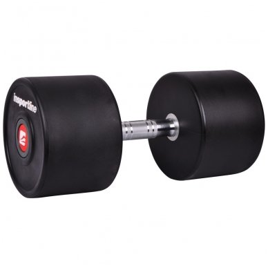 Gumuotas hantelis inSPORTline PRO 50kg 1