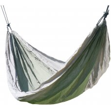 Hamakas Cattara Nylon – žalias-rudas 275 x 137 cm