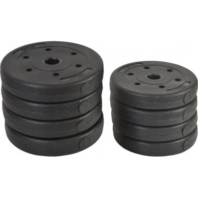 Hantelių rinkinys EB Fit, 20kg (2x10kg) 4