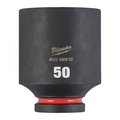 Ilga šešiakampė smūginė galvutė MILWAUKEE SHW 3/4" 50mm