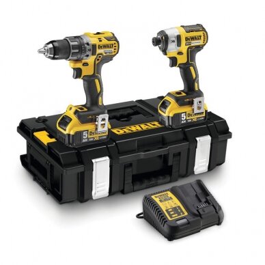 Įrankių rinkinys DeWalt DCK266P2-QW 18V 2x5Ah