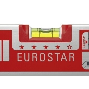 IŠPARDAVIMAS! Gulsčiukas BMI Eurostar (180 cm), su magnetais 3